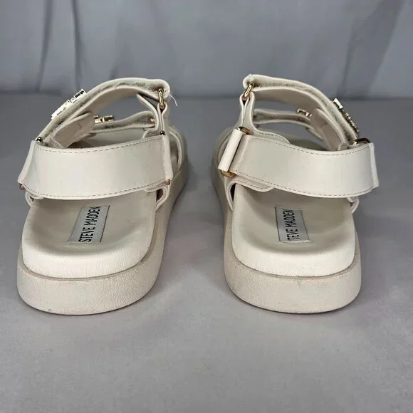 Steve Madden Women's Marnie Slingback Sandal Bone Cream - Picture 4 of 6